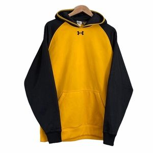 Men’s Under Armour Yellow/Black Pullover Hoodie M